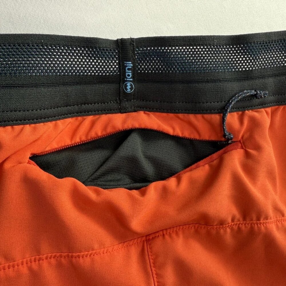 JANJI Running Shorts Athletic Size Adult Medium. Orange. Lined - Picture 4 of 11